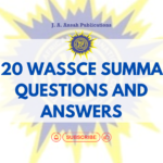 2020 SUMMARY QUESTIONS AND ANSWERS