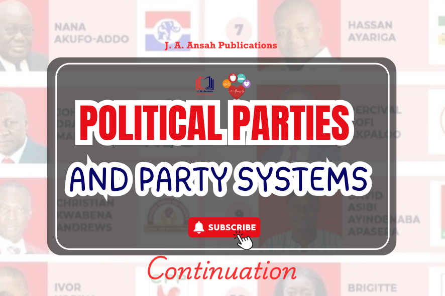 POLITICAL PARTIES AND PARTY SYSTEMS