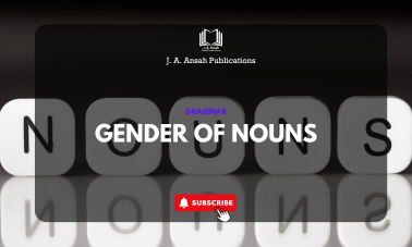 GENDER OF NOUNS